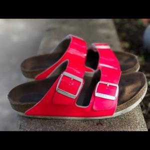 Birkenstock Arizona Neon Pink